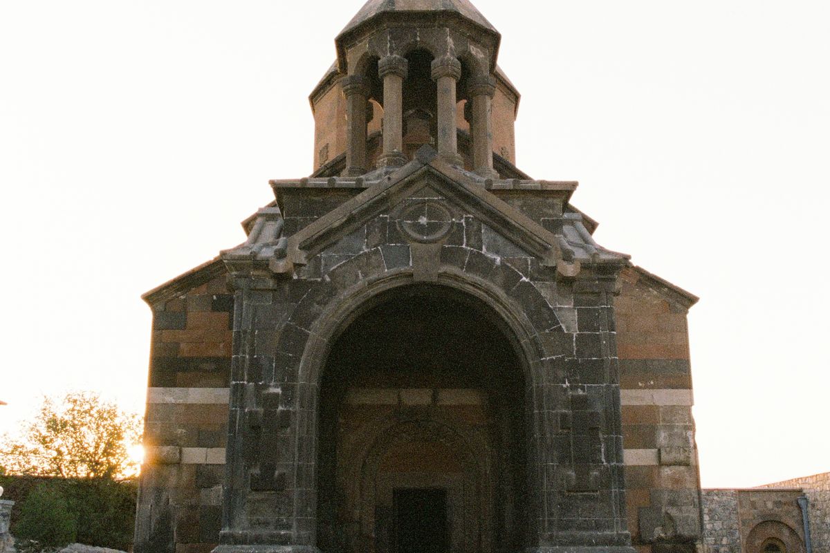 Khor Virap monastery below Mount Ararat